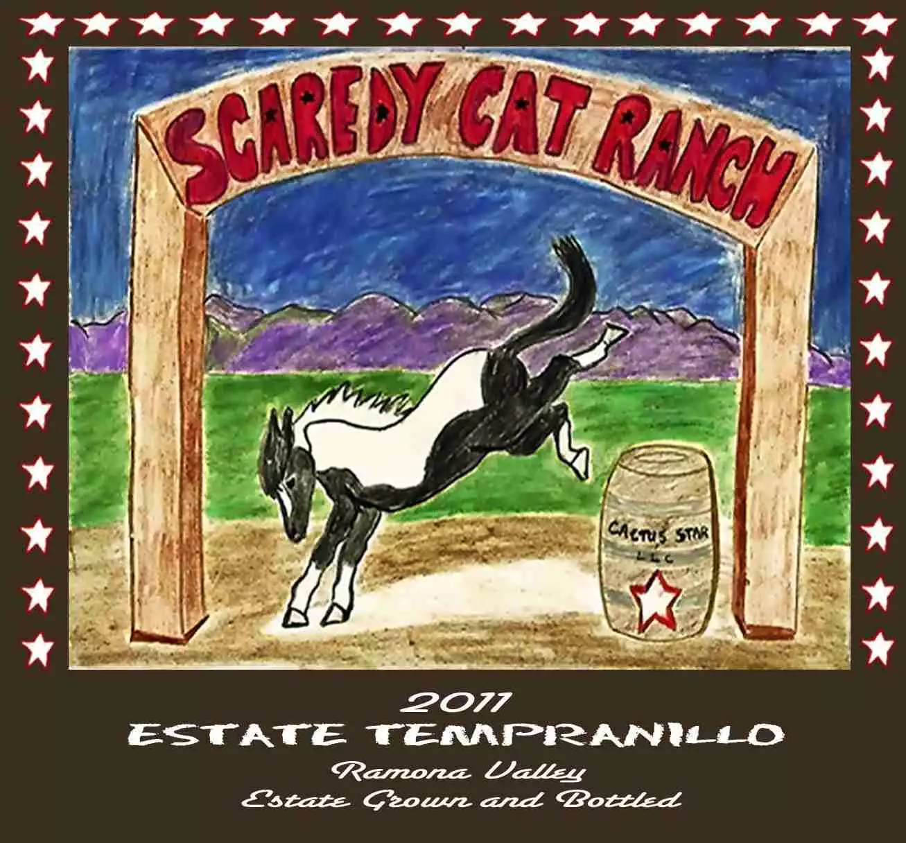 Picture of Scaredy Cat Ranch label